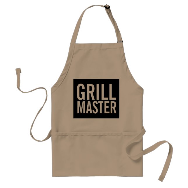 GRILL MASTER DAD KITCHEN APRONS FOR FATHER'S DAY (Front)