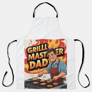 Grill Master Dad Smoky BBQ Apron