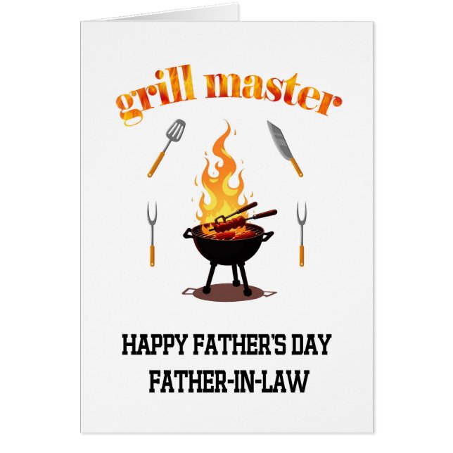 Grill Master Father in Law Fathers Day  (Front)