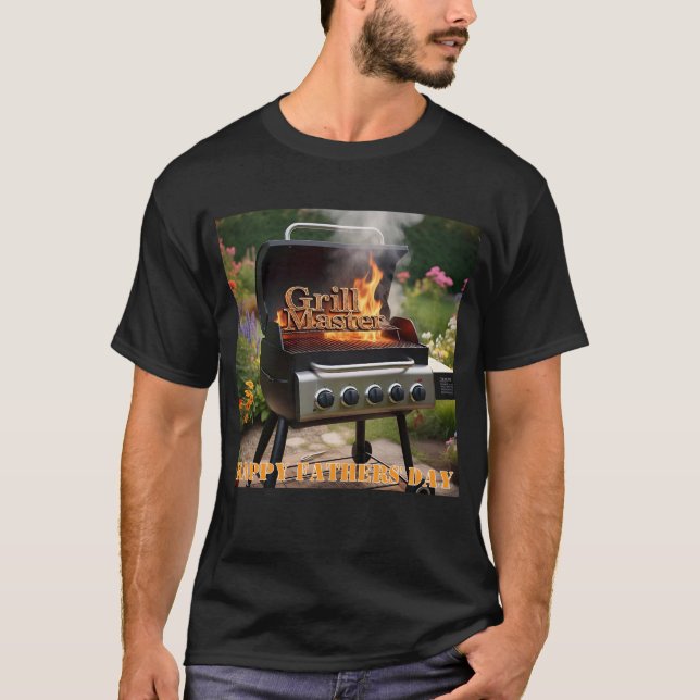 GRILL MASTER FATHERS' DAY custom T-Shirt (Front)