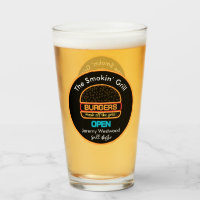 Grill Master Grilling Pint Beer Glass Drinkware