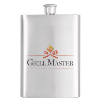 Grill Master Hip Flask