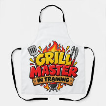 Grill Master In Training BBQ Apron