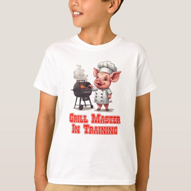 Grill Master In Training T-Shirt (Front)