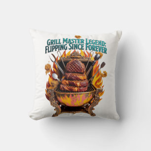 Grill Master Legend T Shirt  Cushion