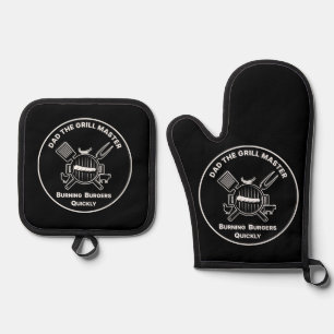 Grill Master Oven Mitt And Pot Holder Set