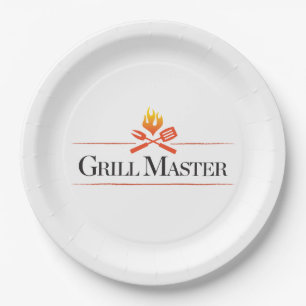 Grill Master Paper Plate