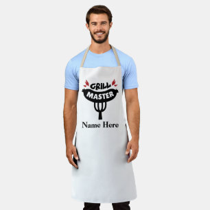 Grill Master - Personalise Custome Text Apron