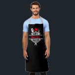 Grill Master - Personalise Custome Text Apron<br><div class="desc">Add a name or custom text to personalise. Perfect for anyone who loves baking or cooking.</div>