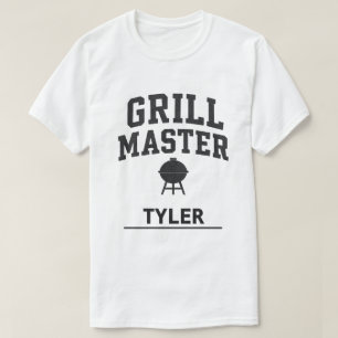 Grill Master Personalised BBQ T-Shirt