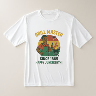 Grill Master Since 1865 Juneteenth Day T-Shirt