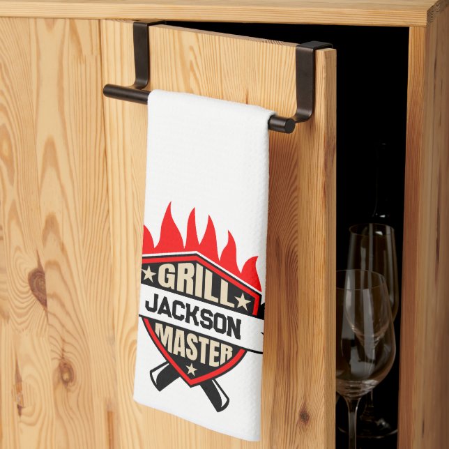 Grill Master Tea Towel (Thirds Fold)