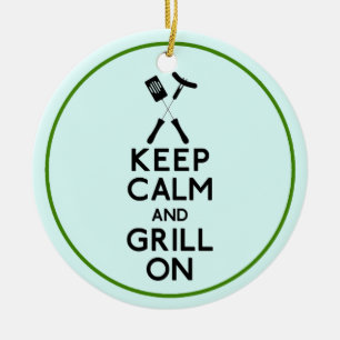 Grill On Ceramic Tree Decoration