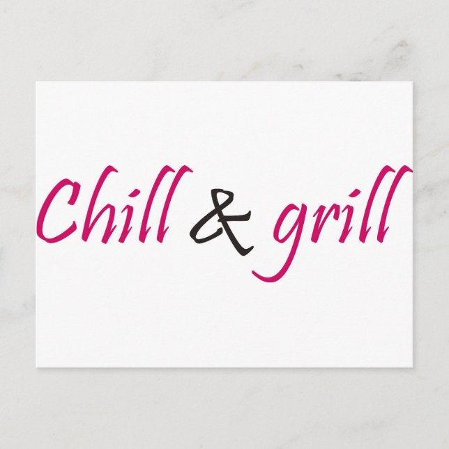 Grill Postcard (Front)
