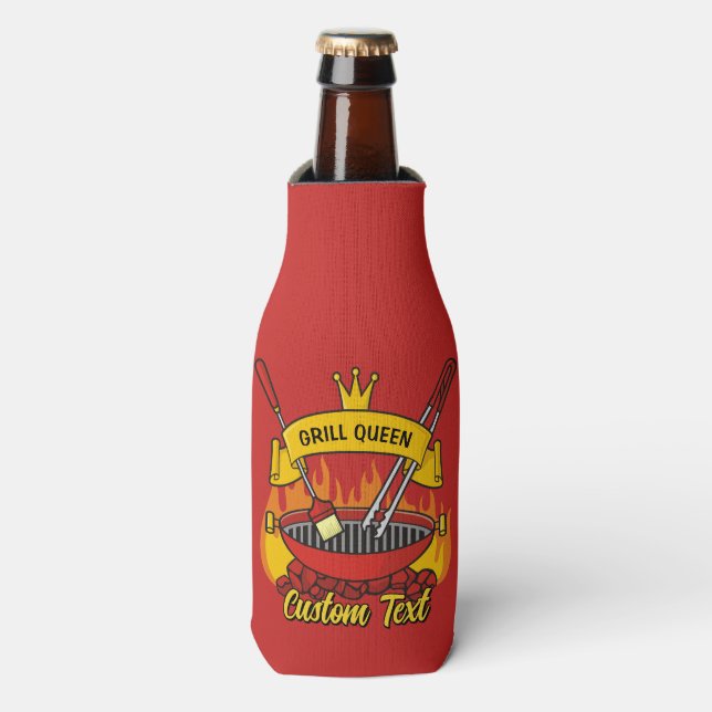 Grill Queen Bottle Cooler (Bottle Front)