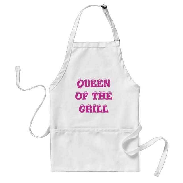 Grill Queen Fashion Design by Janz Standard Apron (Front)