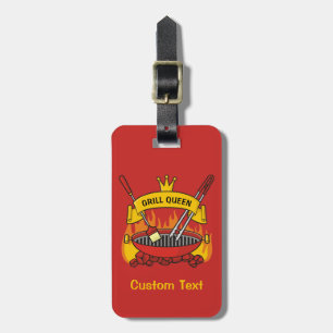 Grill Queen Luggage Tag