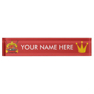 Grill Queen Nameplate