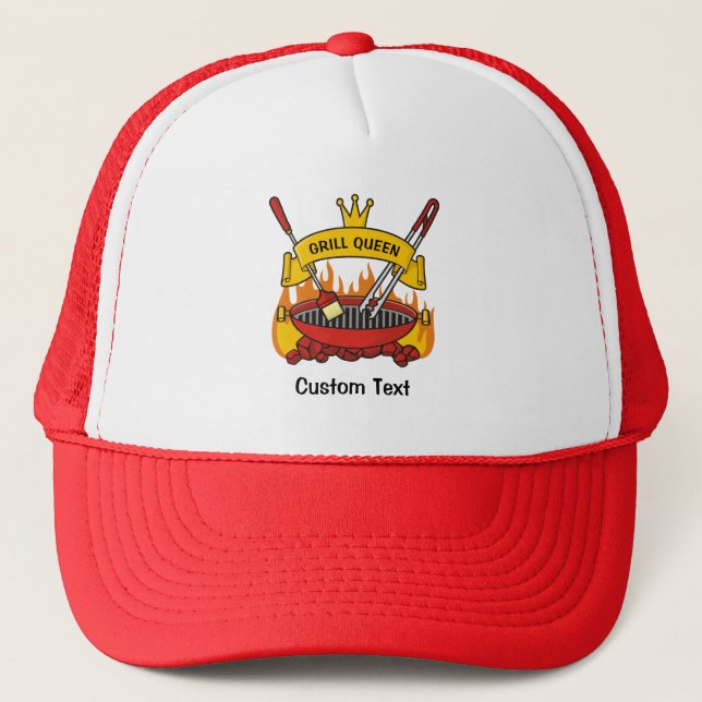 Grill Queen Trucker Hat (Front)