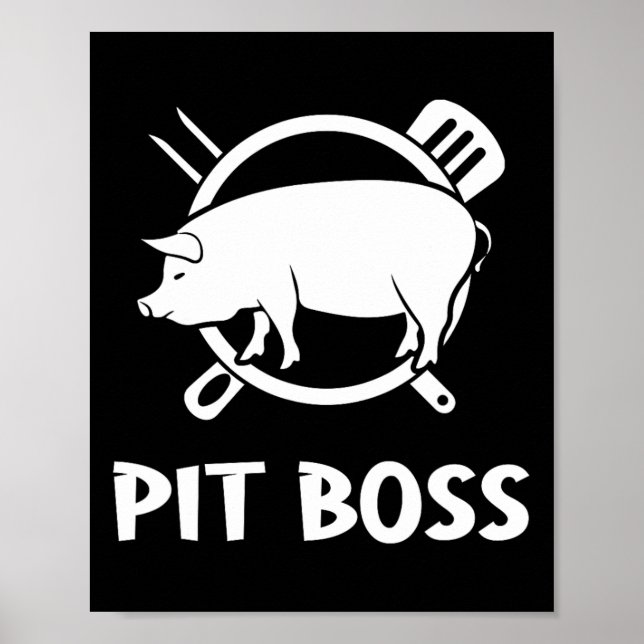 Grill Smoker Pit Boss Meat Lover Bbq Grilling  Poster (Front)