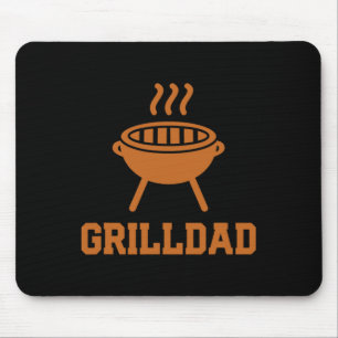 Grilldad Barbecue Grill Daddy Master Bbq Smoker Ch Mouse Pad
