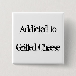 Grilled Cheese 15 Cm Square Badge