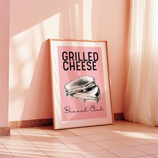 Grilled Cheese Brunch Club | Trendy Wall Art (Creator Uploaded)