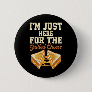 Grilled Cheese Day 6 Cm Round Badge