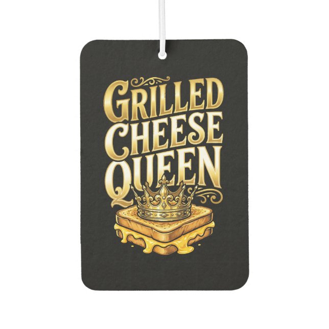 Grilled Cheese Day Car Air Freshener (Front)
