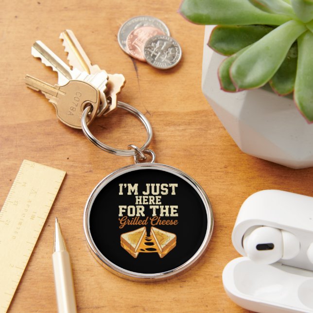 Grilled Cheese Day Key Ring (Desk)