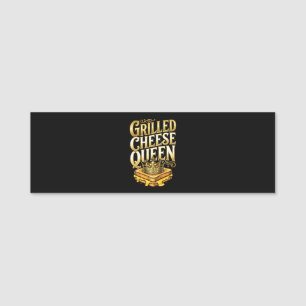 Grilled Cheese Day Name Tag