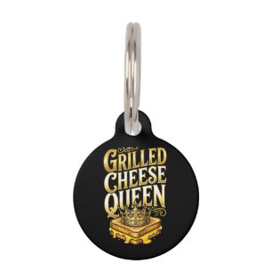 Grilled Cheese Day Pet Tag