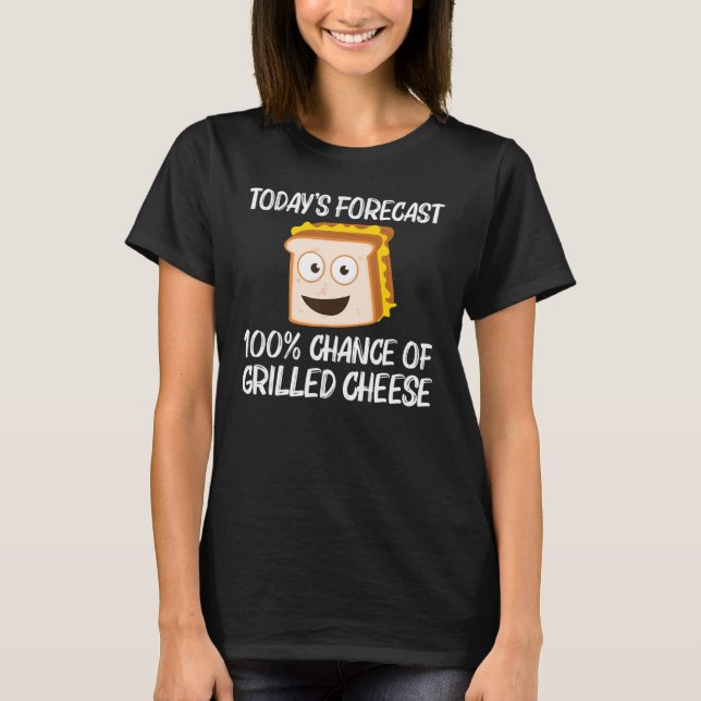 Grilled Cheese   Designs Men Women Grilling Foodie T-Shirt (Front)