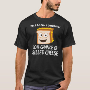 Grilled Cheese Designs Men Women Grilling Foodie T-Shirt