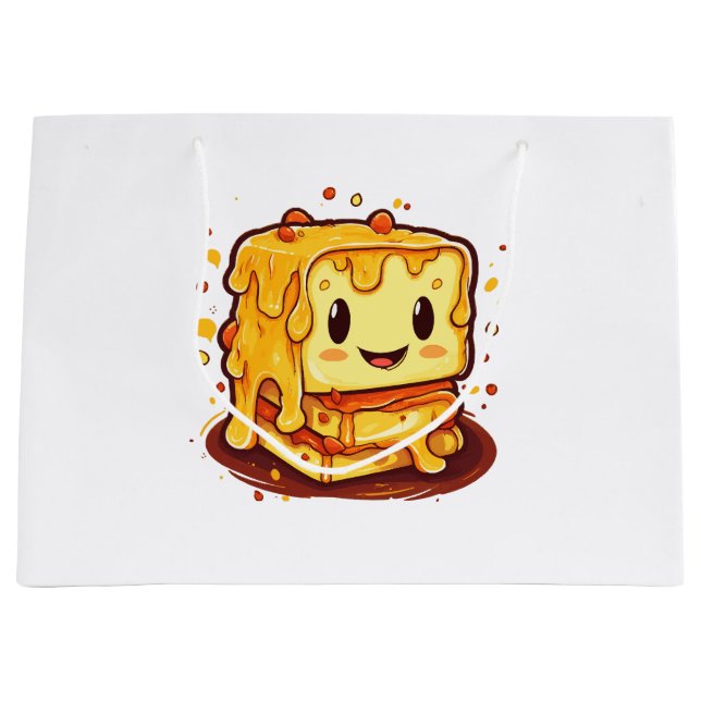 Grilled cheese lover large gift bag (Front)