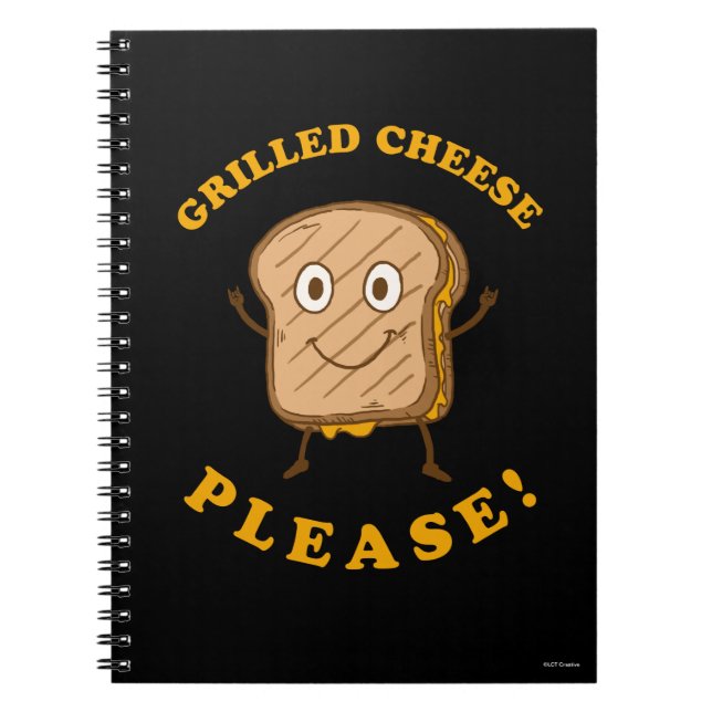 Grilled Cheese Please Notebook (Front)