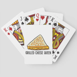 Grilled Cheese Queen Funny Grilled Cheese Playing Cards