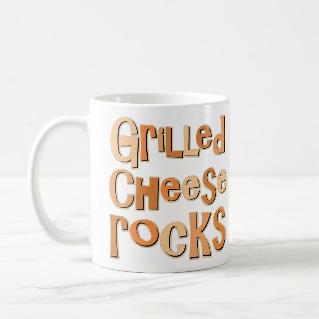 Grilled Cheese Rocks Coffee Mug (Left)