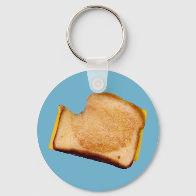 Grilled Cheese Sandwich Key Ring (Front)