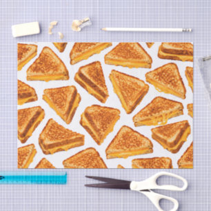 Grilled Cheese Sandwich Tissue Paper
