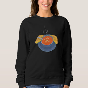 Grilled Cheese Tomato Soup Crackers Comfort Food G Sweatshirt