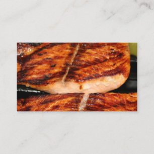 grilled salmon marinade simple grilled salmon BBQ Business Card