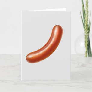 Grilled sausage Greeting Card