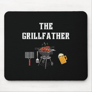 Grillfather Grilling Funny Bbq Meat Dad Grandpa Gr Mouse Pad