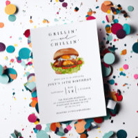 Grillin' and Chillin' Burger Birthday Party