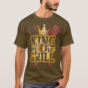 Grilling BBQ Gift Barbecue King Grill Barbecuing F T-Shirt