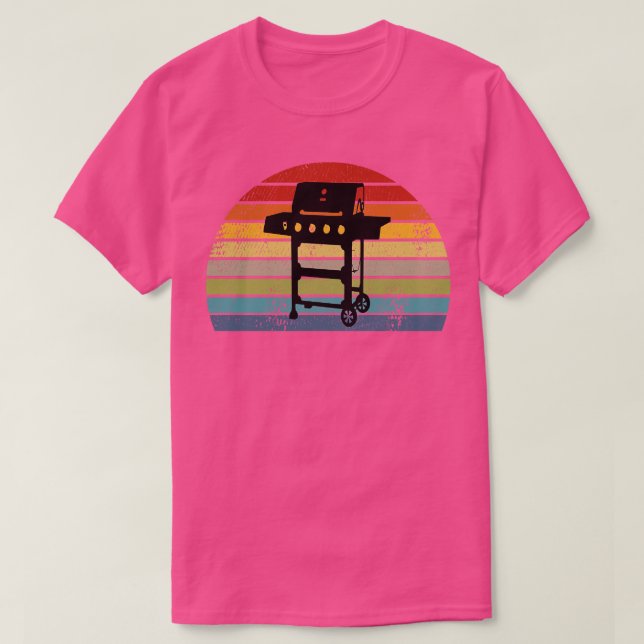 Grilling BBQ Retro T-Shirt (Design Front)