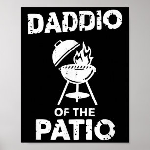 Grilling Funny Dad Bbq Party Smoker Pork Grill Mas Poster