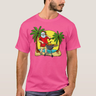 Grilling Santa Christmas In July Grill Master T-Shirt