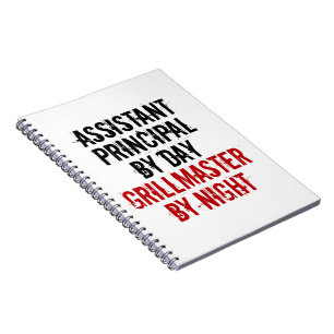 Grillmaster Assistant Principal Spiral Notebook